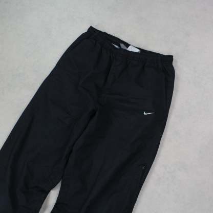 RARE 2000s Baggy Trackpants Black-OSI