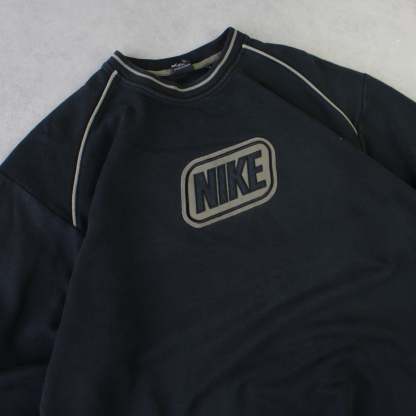 RARE 2000s  Sweatshirt Black-OSI