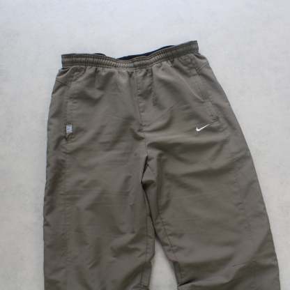 RARE 2000s Baggy Trackpants Light Brown-OSI
