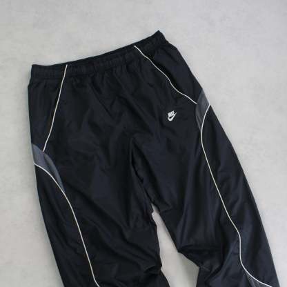RARE 2000s Trackpants Black-OSI