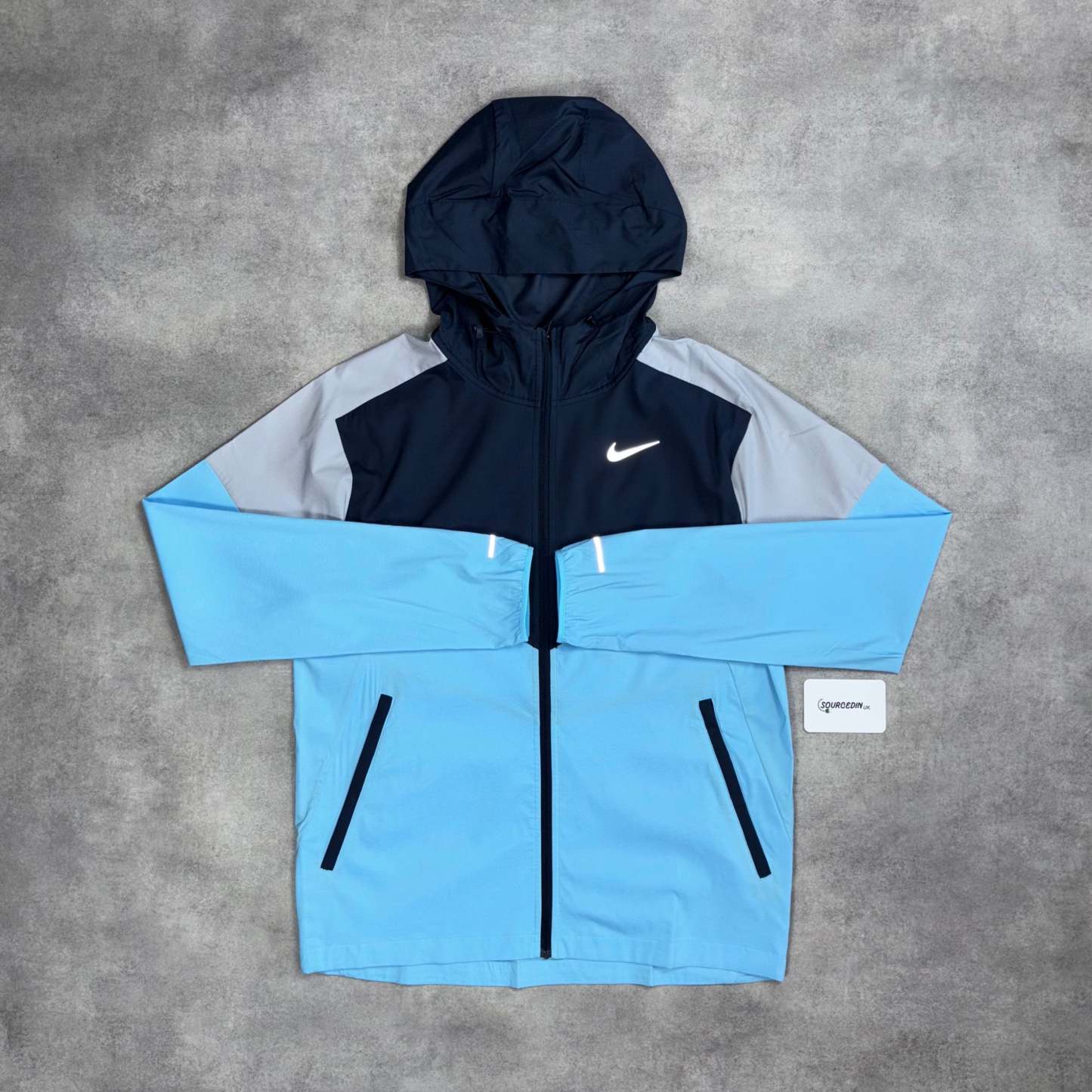 Uv Windrunner Jacket Pacific Blue & Black Phenom Pants Set-OSI