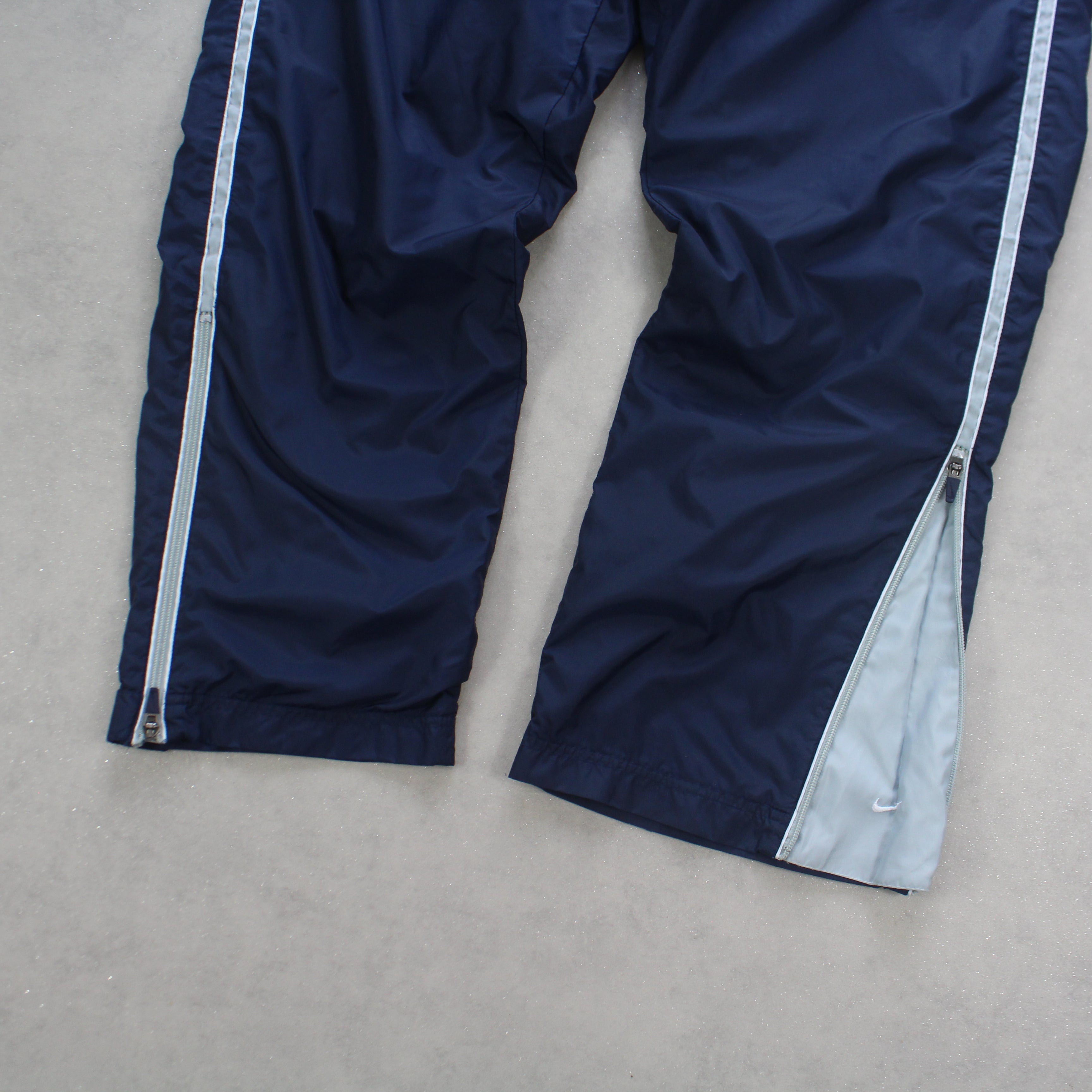 RARE 1990s Baggy Trackpants Navy-OSI