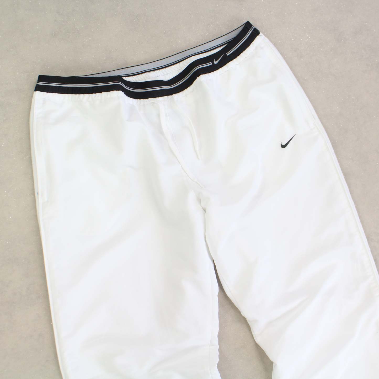 RARE 2000s Baggy Trackpants White-OSI