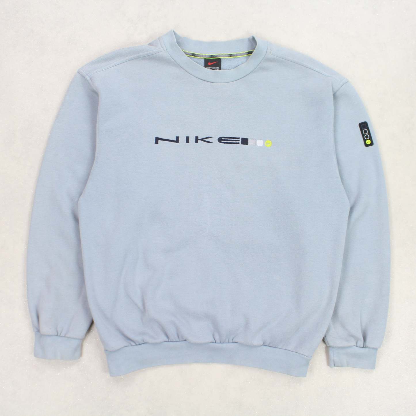 VERY RARE 1990s  Spell Out Sweatshirt Blue-OSI