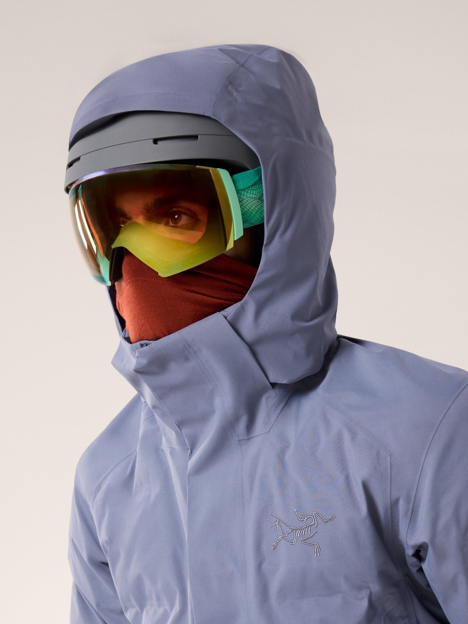  fissile men's insulated jacket blue ski and snowboard jacket-OSI