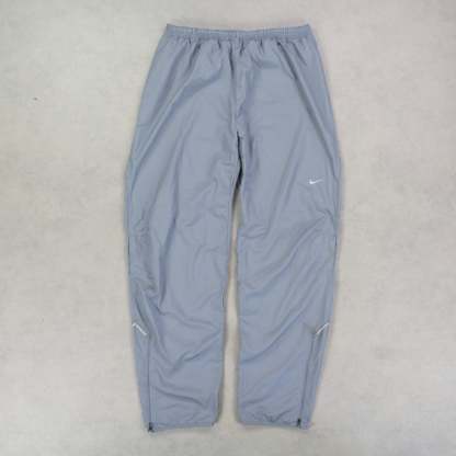 RARE 2000s Baggy Trackpants Grey-OSI