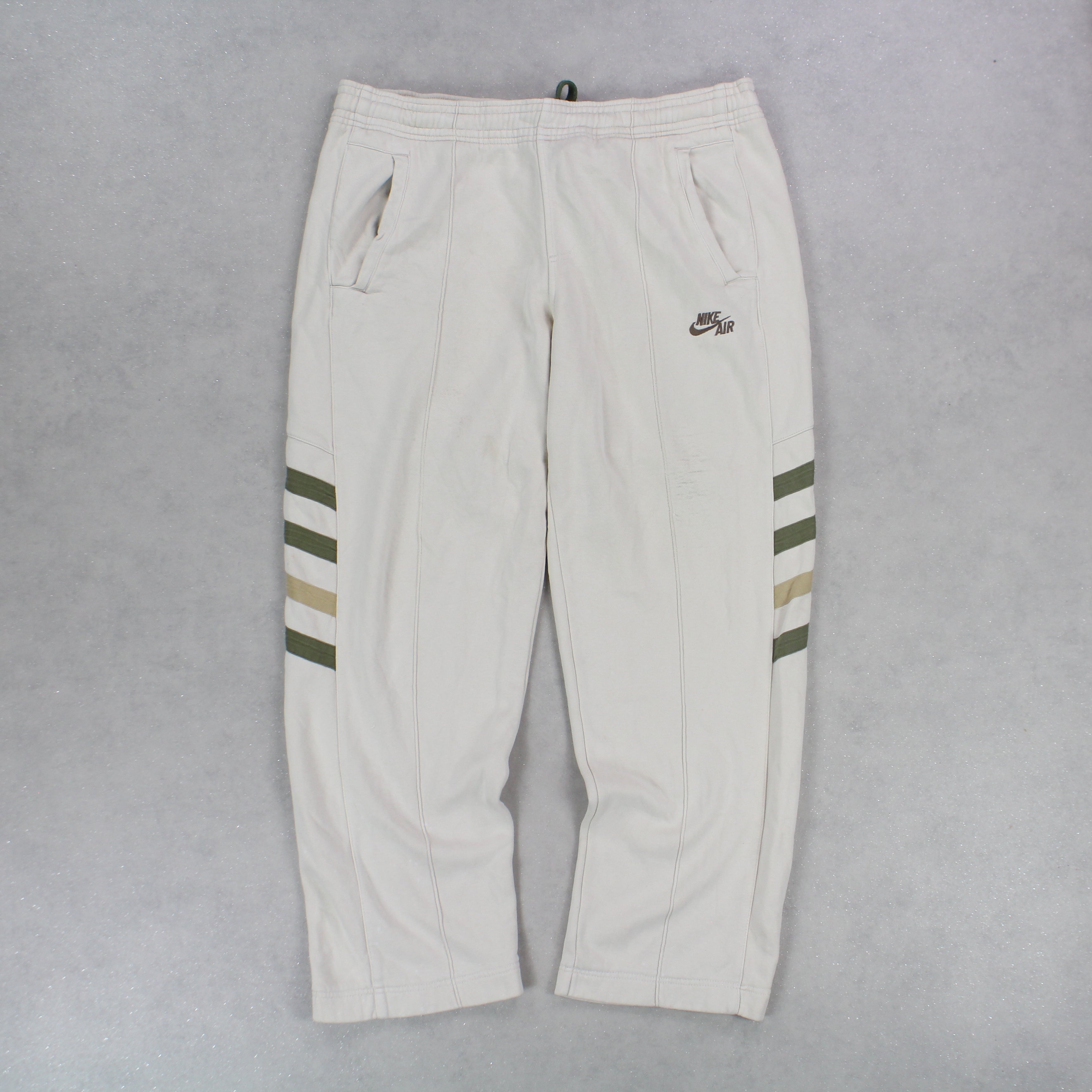 RARE 2000s Baggy Joggers Cream-OSI