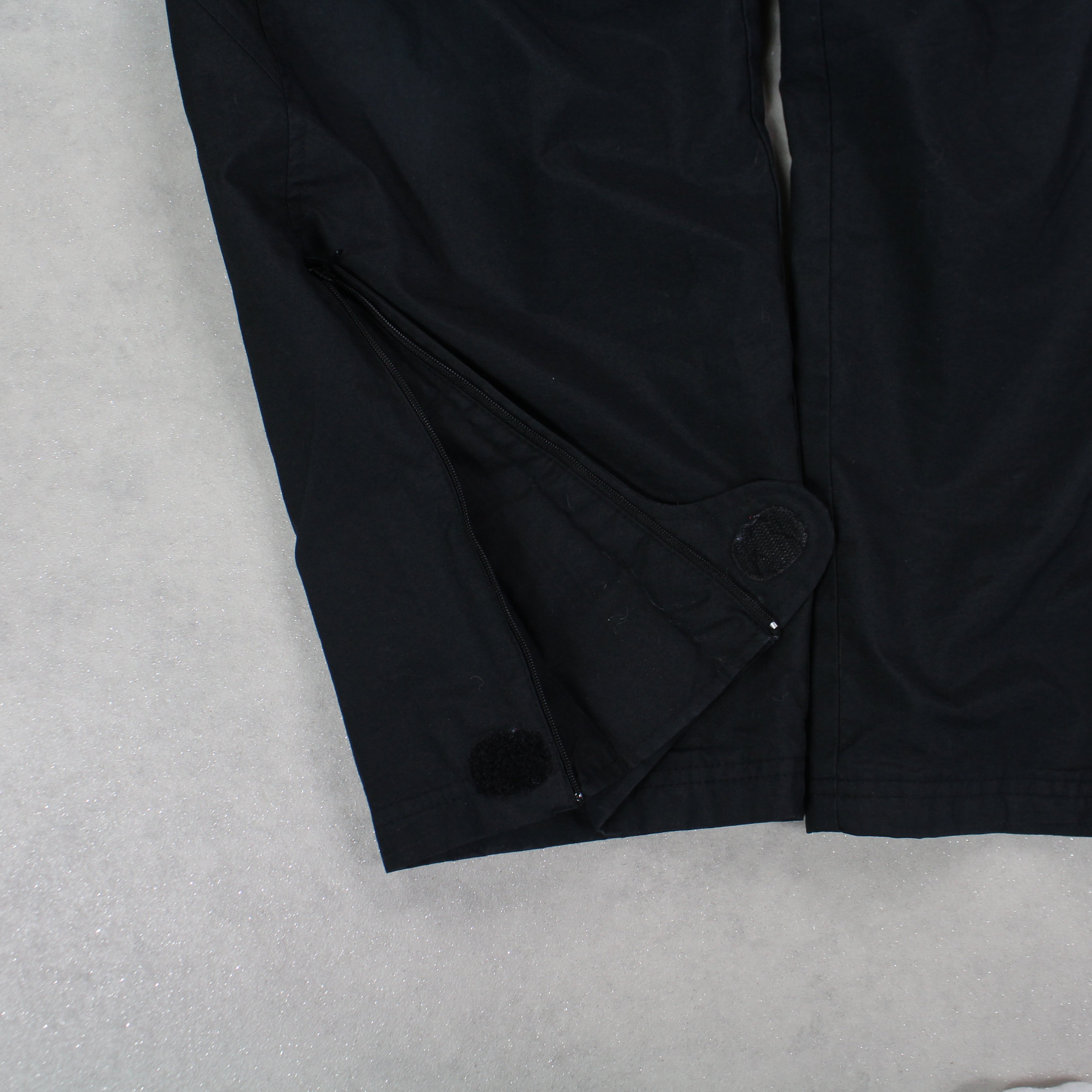 RARE 2000s Baggy Trackpants Black-OSI