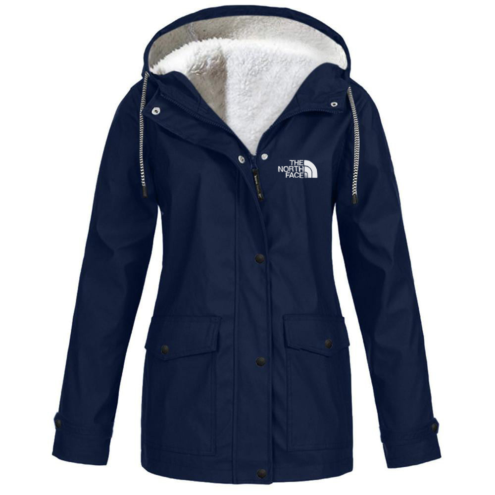 Women's fleece windproof hooded jacket-OSI