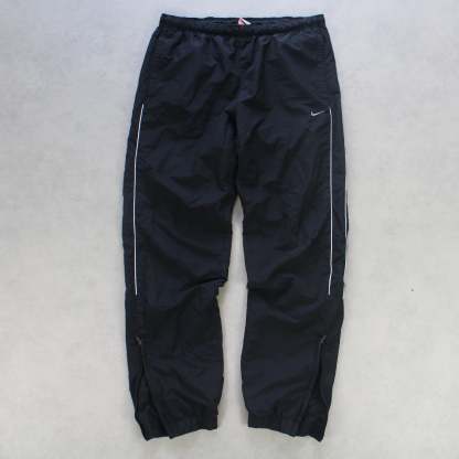 RARE 2000s Trackpants Black-OSI
