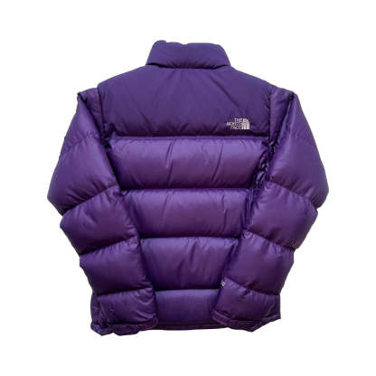 Women's Purple Puffer Jacket-OSI