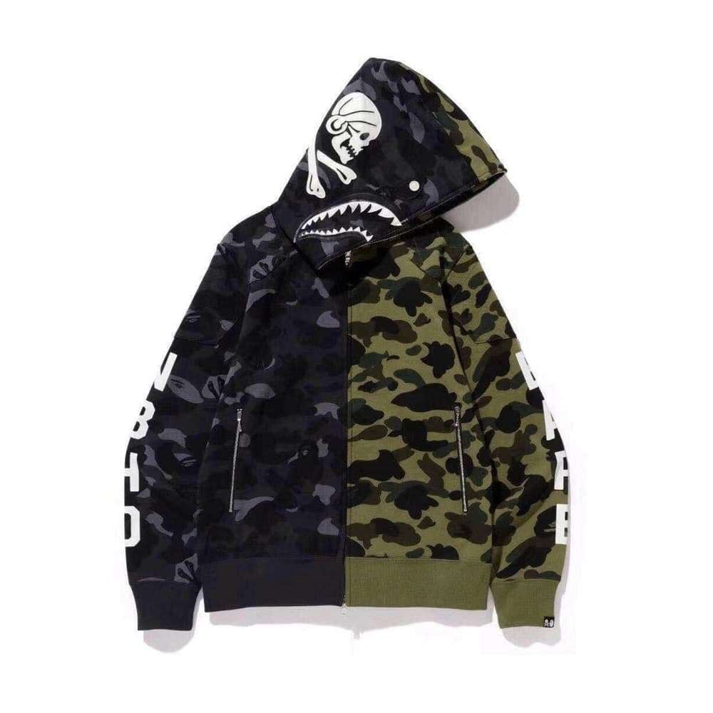  x Nbhd Shark Camo Hoodie-OSI