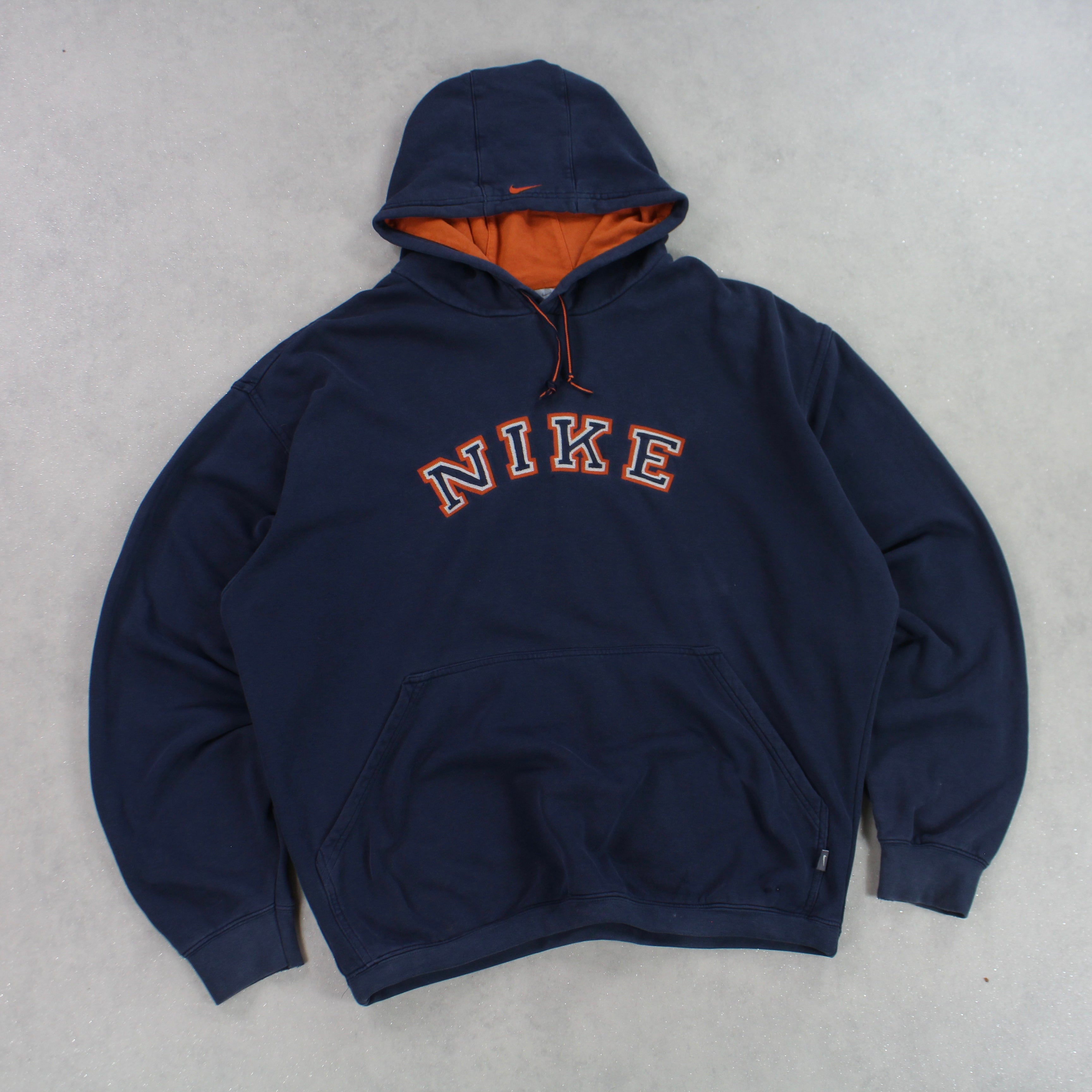 SUPER RARE 2000s  Hoodie Navy-OSI