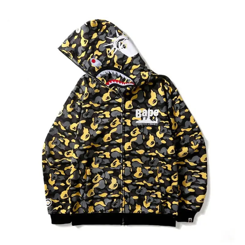  Shark Camo Jacket Hoodie-OSI
