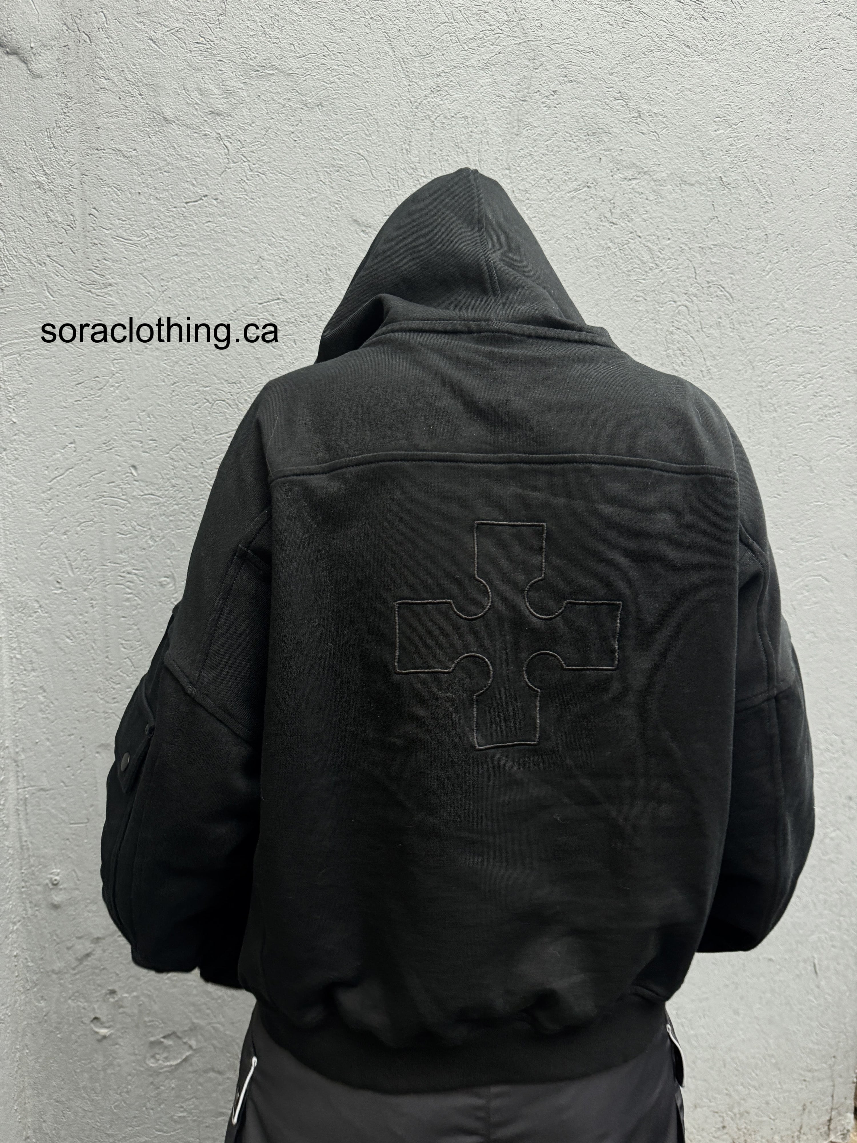 "Flame" Hoodie Black-OSI