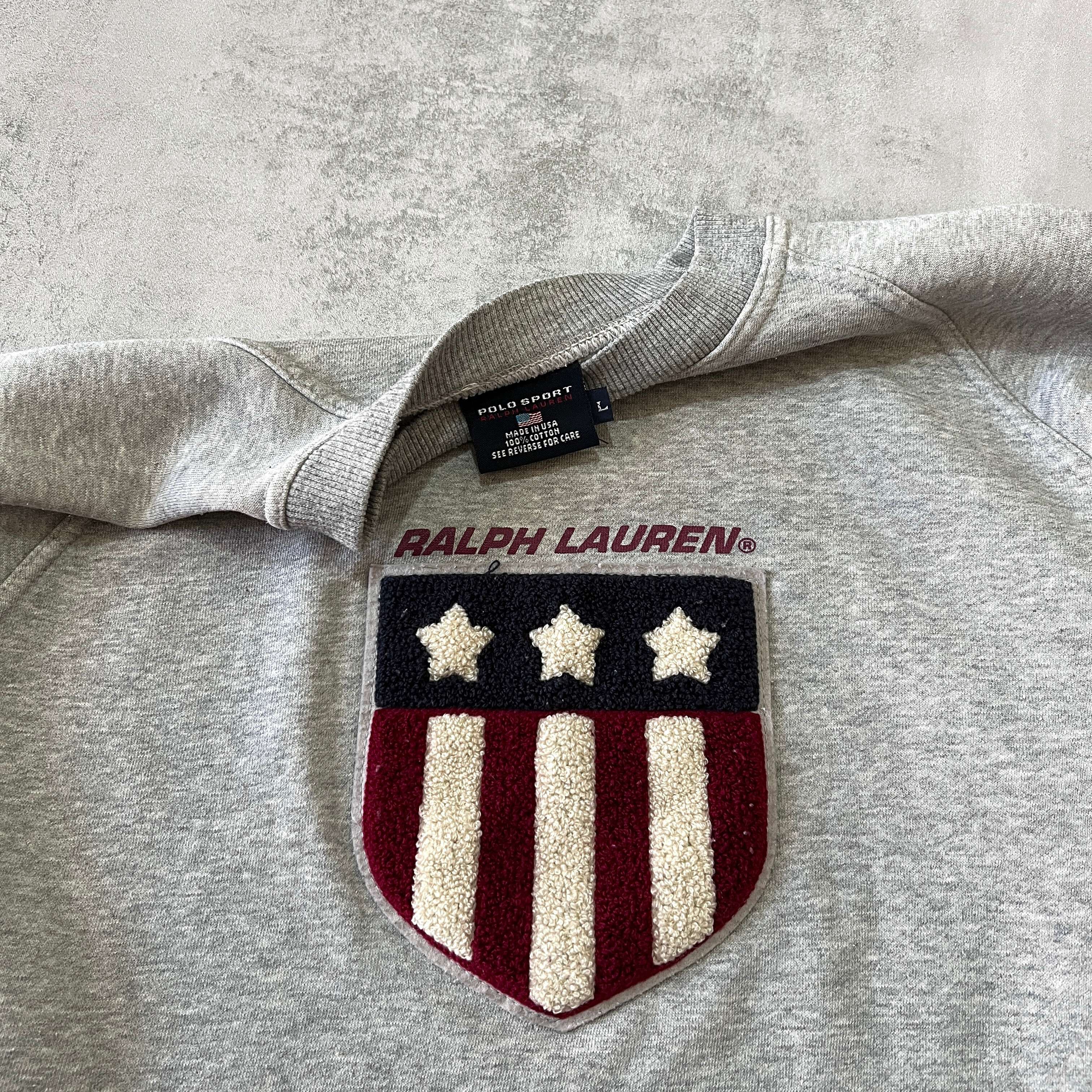 Polo Sport  RARE 1990s crewneck sweatshirt-OSI
