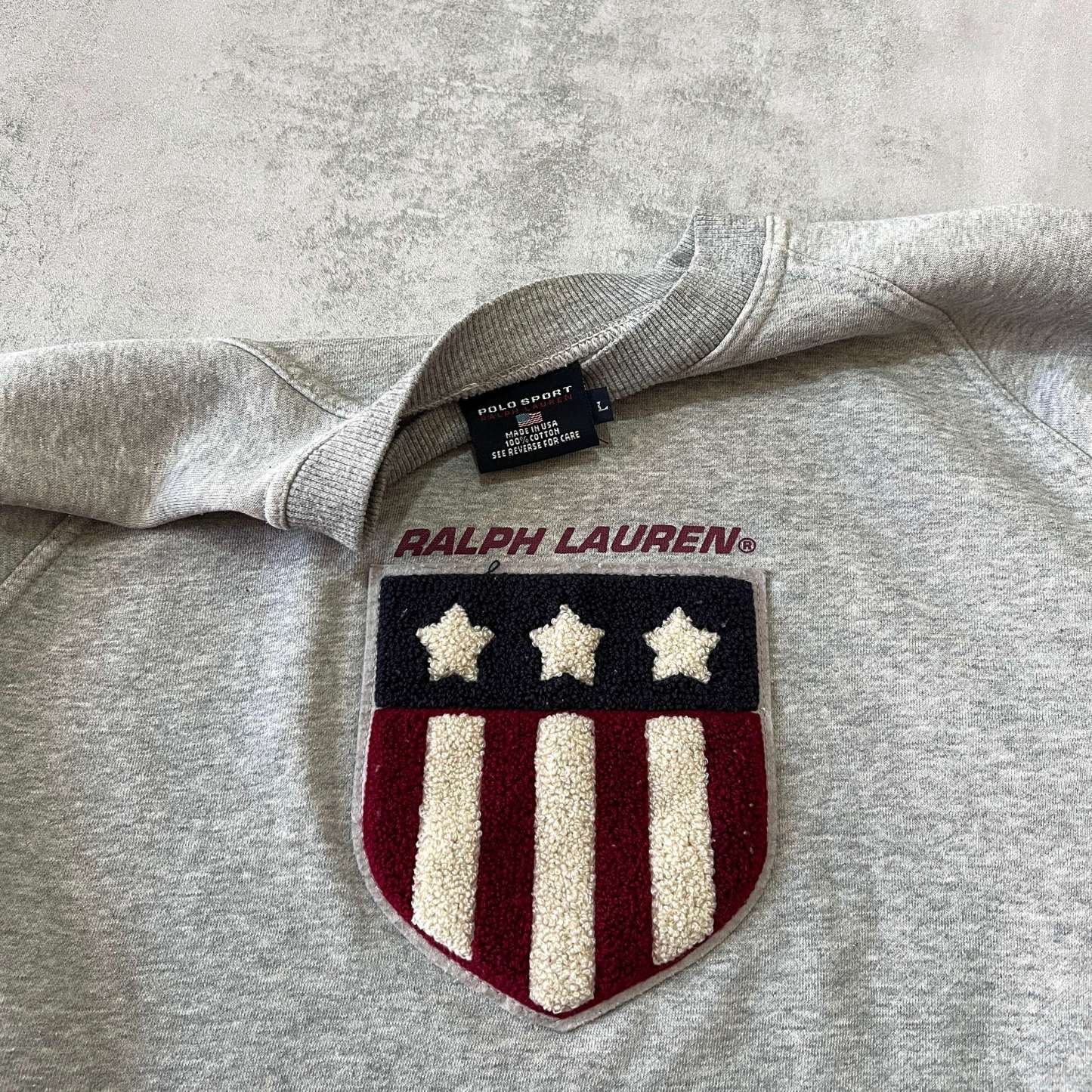 Polo Sport  RARE 1990s crewneck sweatshirt-OSI