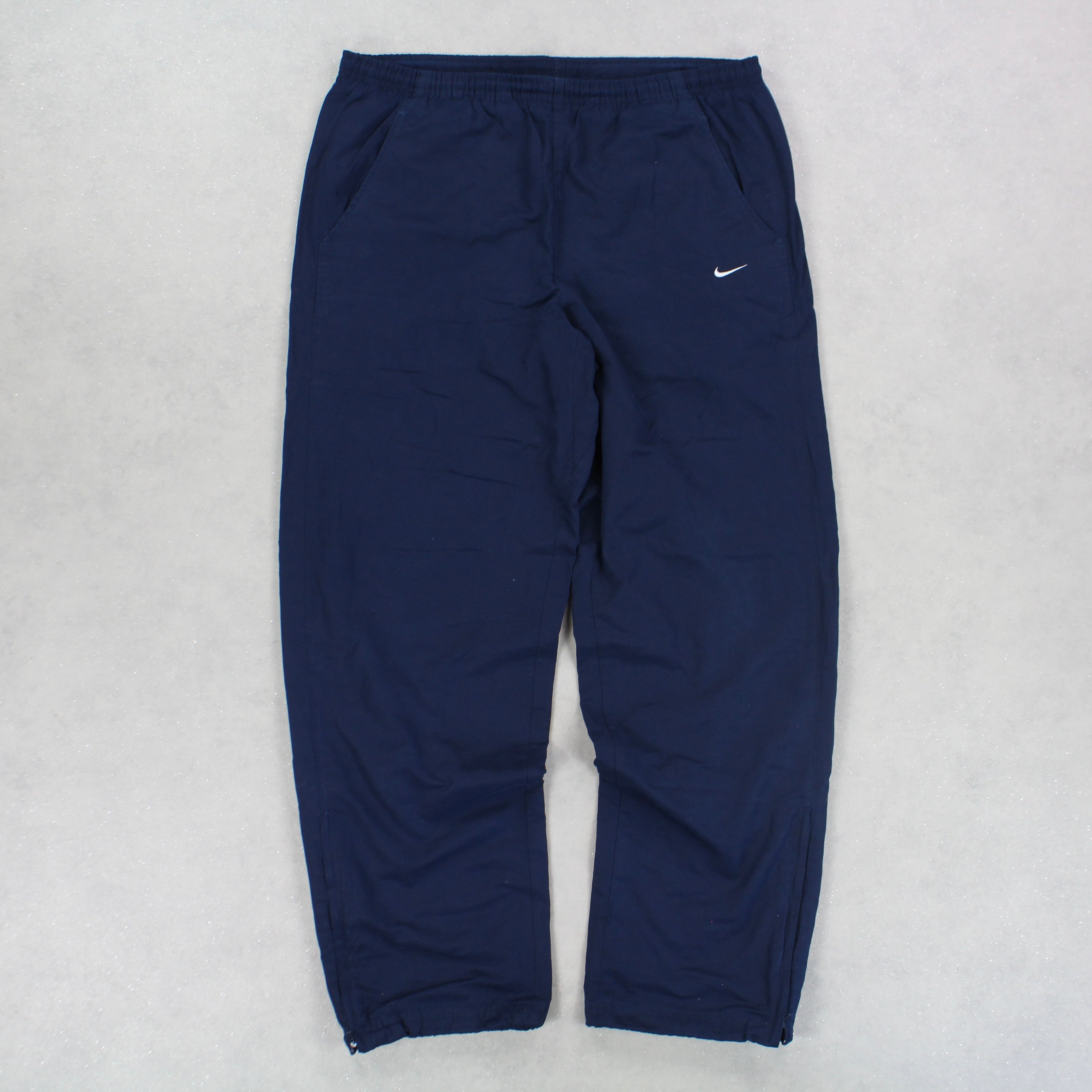 RARE 00s Spellout Trackpants Navy-OSI
