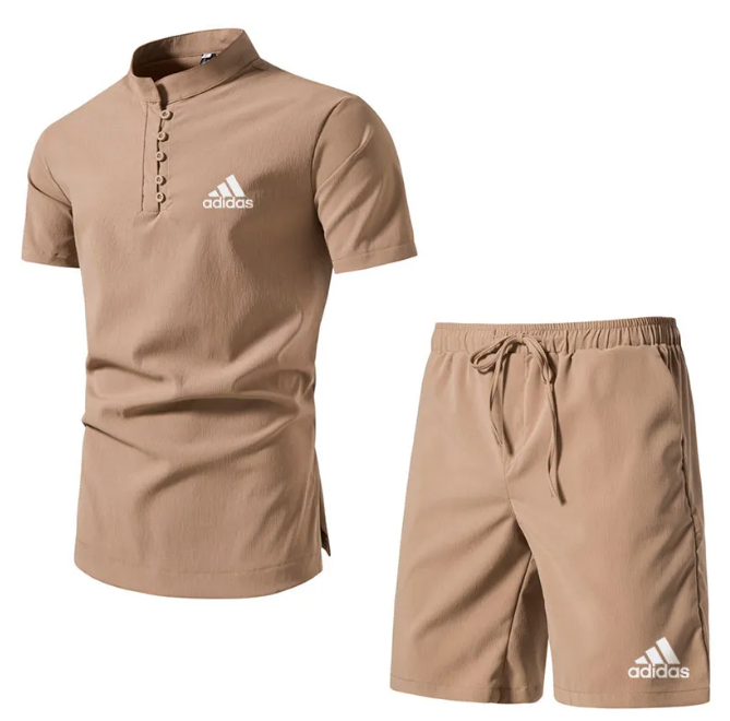 SHORTS MASCULINO VERÃO MANGA CURTA RESPIRÁVEL SPORTSWEAR.-OSI