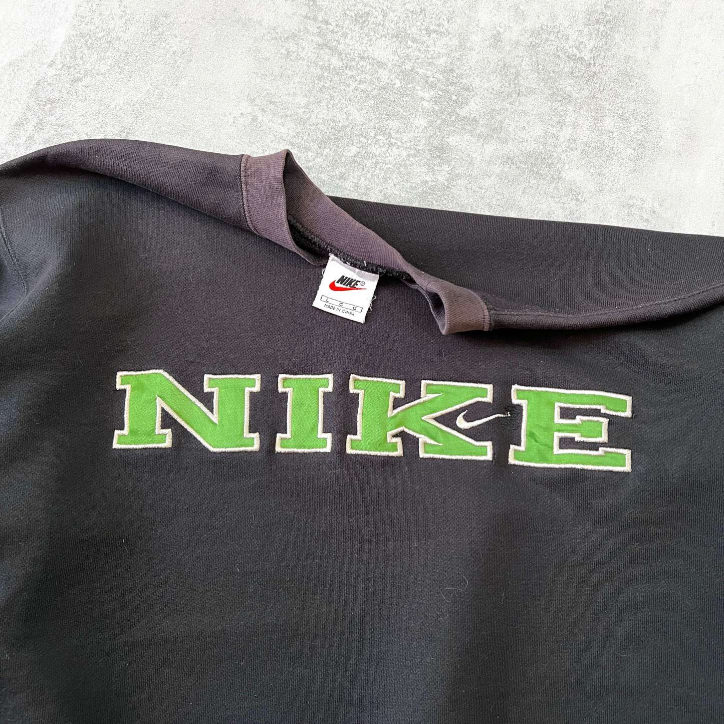 RARE 1990s heavyweight embroidered sweatshirt-OSI
