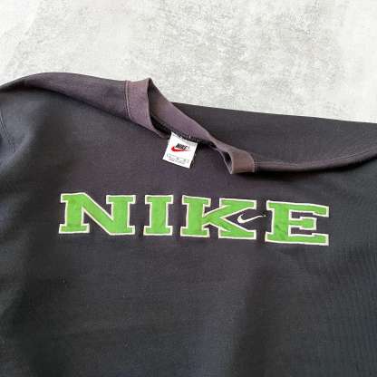 RARE 1990s heavyweight embroidered sweatshirt-OSI
