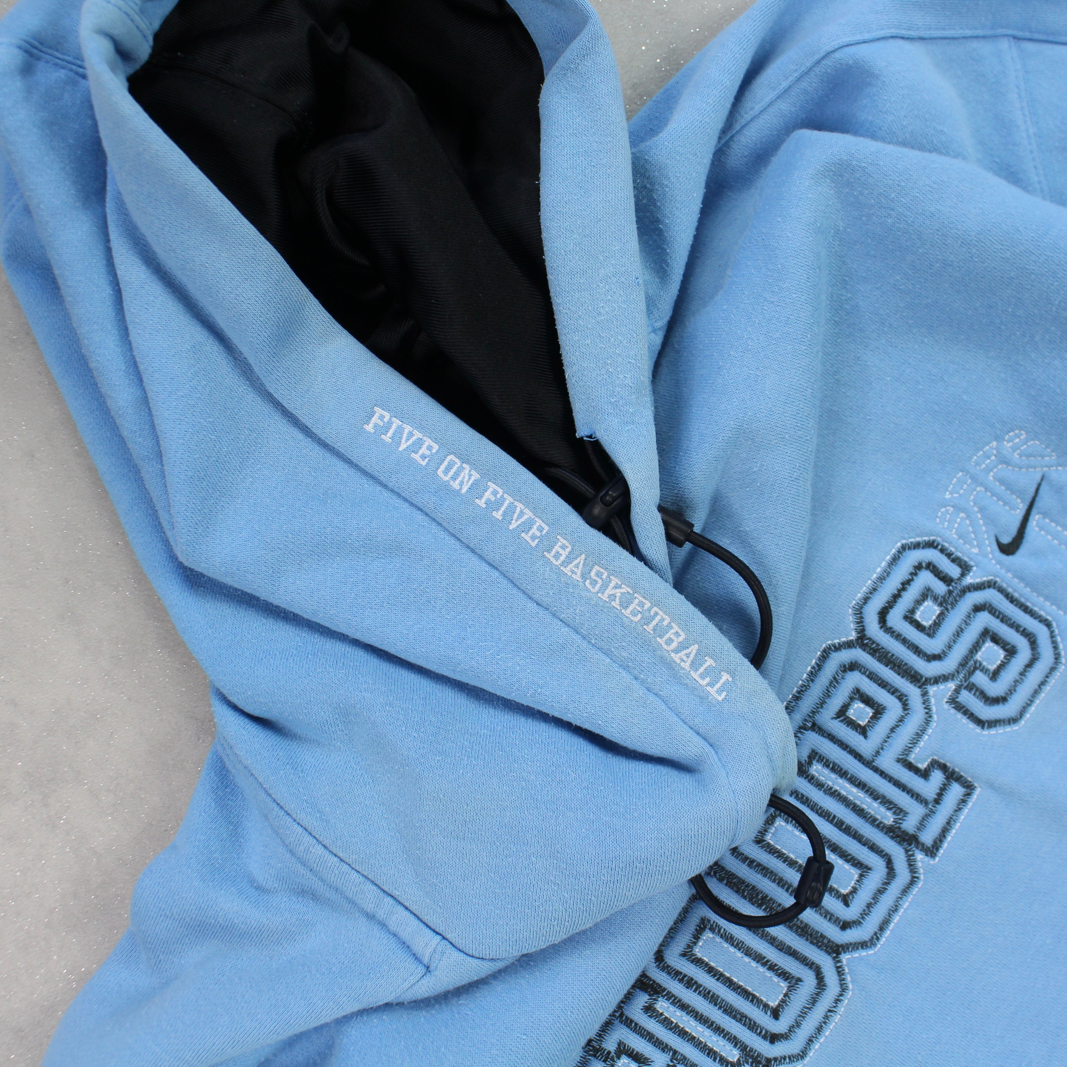 RARE 2000s  Hoops Hoodie Blue-OSI