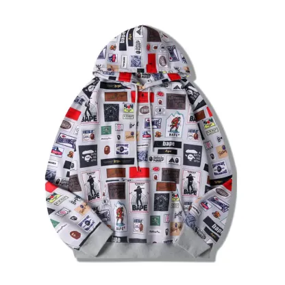 Casual Printed Shark Clothing Hoodie-OSI