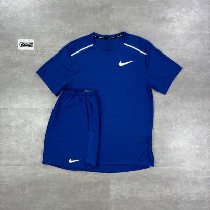 Royal Blue UV Windbreaker,  Miler T-Shirt &  Challenger Shorts Set-OSI