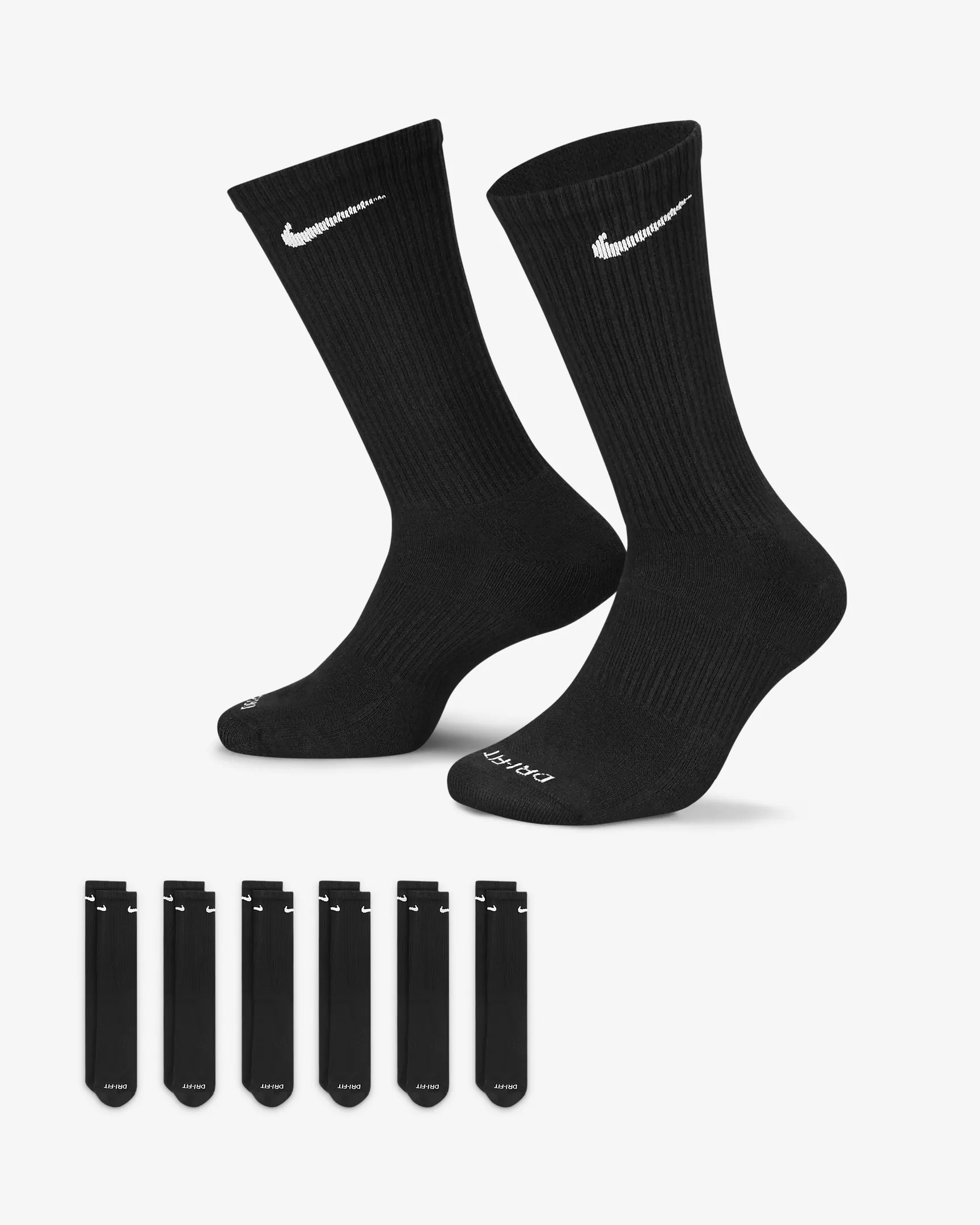 Training Crew Socks (6 Pairs)-OSI