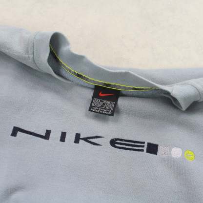 VERY RARE 1990s  Spell Out Sweatshirt Blue-OSI