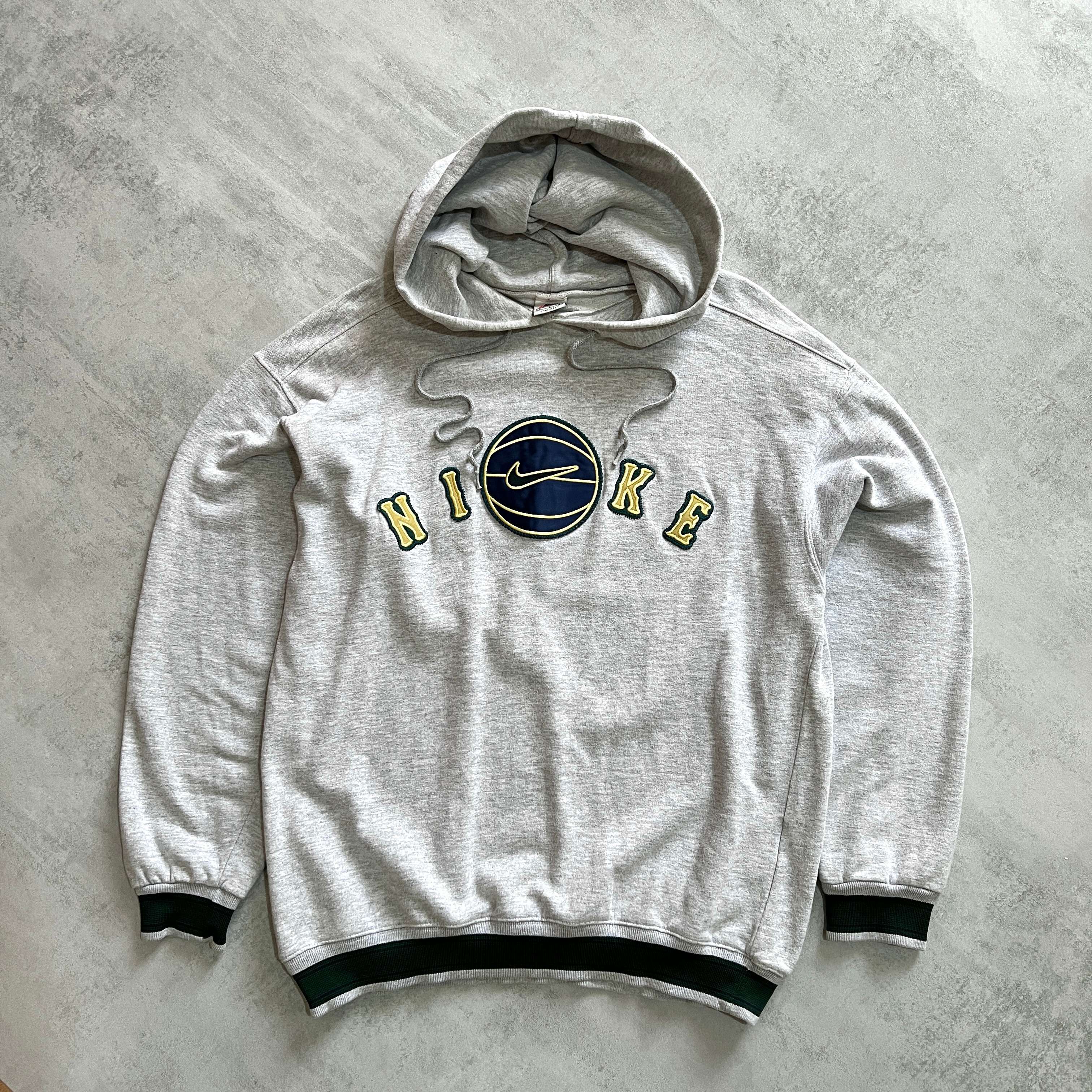 RARE 1990s heavyweight embroidered hoodie-OSI