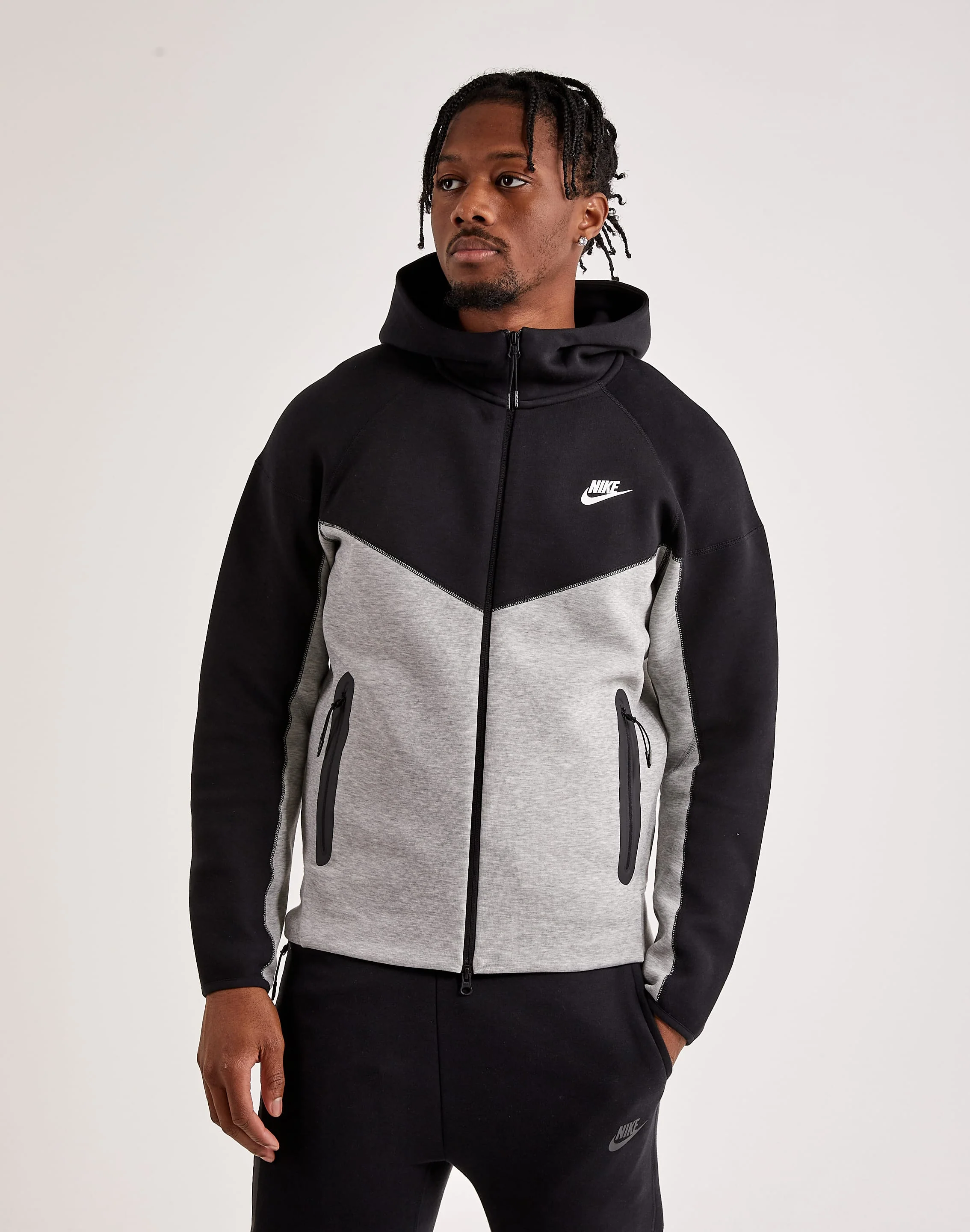 Fleece Full-Zip Hoodie-OSI
