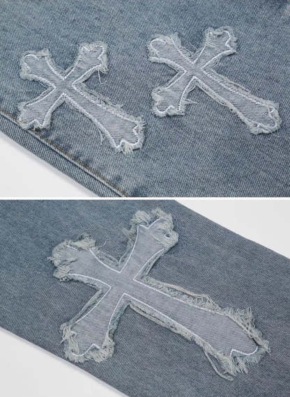 Cross Baggy Jeans-OSI