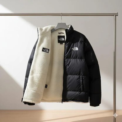 Reversible Winter Puffer Jacket + Free Pants-OSI