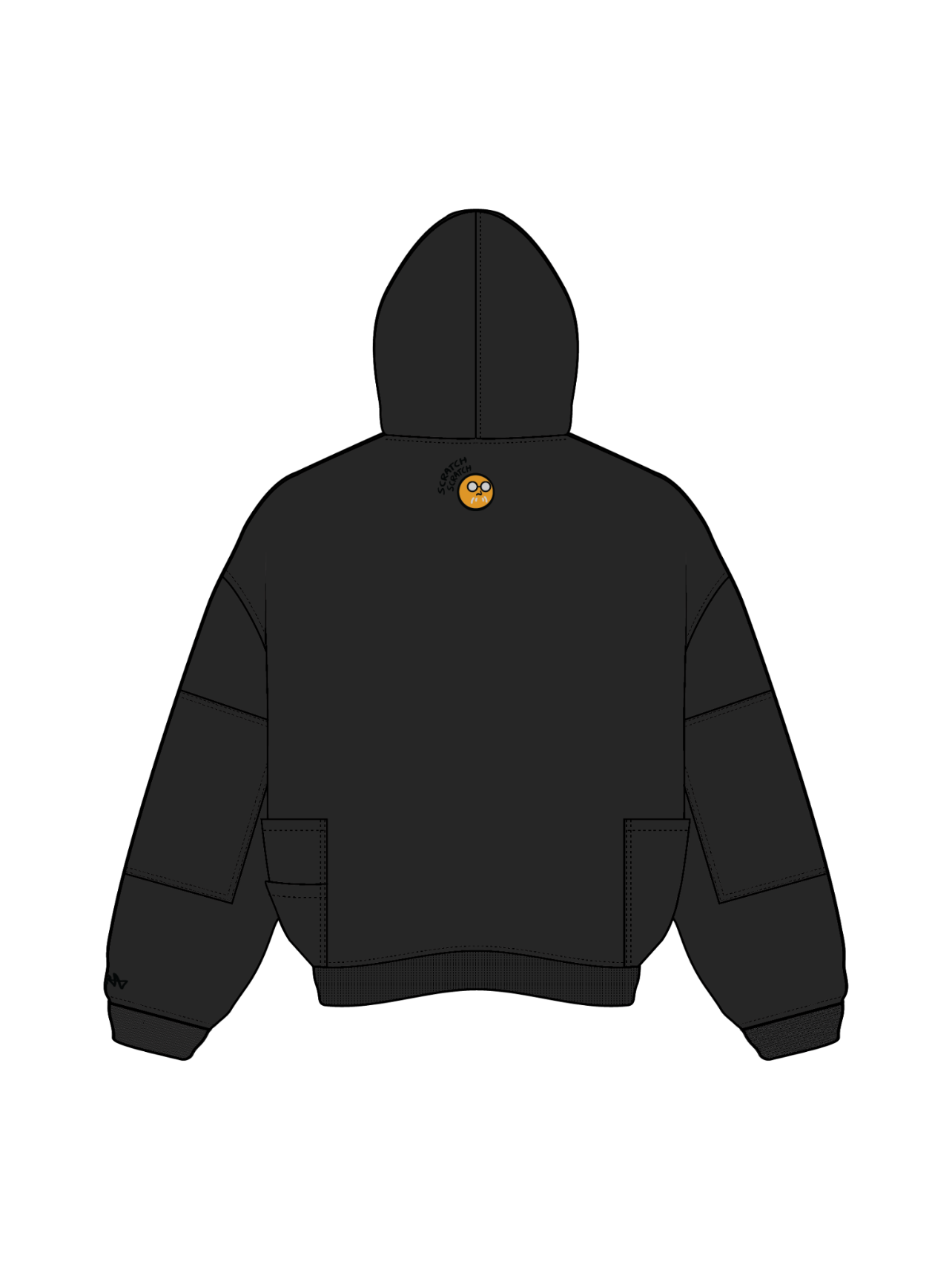 "DAYS" Hoodie Black-OSI
