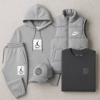 Jord™ Complete Set - Sweatshirt, Pants, Puffer Jacket &amp; T-shirt-OSI