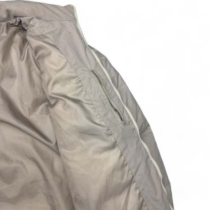 Vintage  Puffer Daunenjacke Beige-OSI
