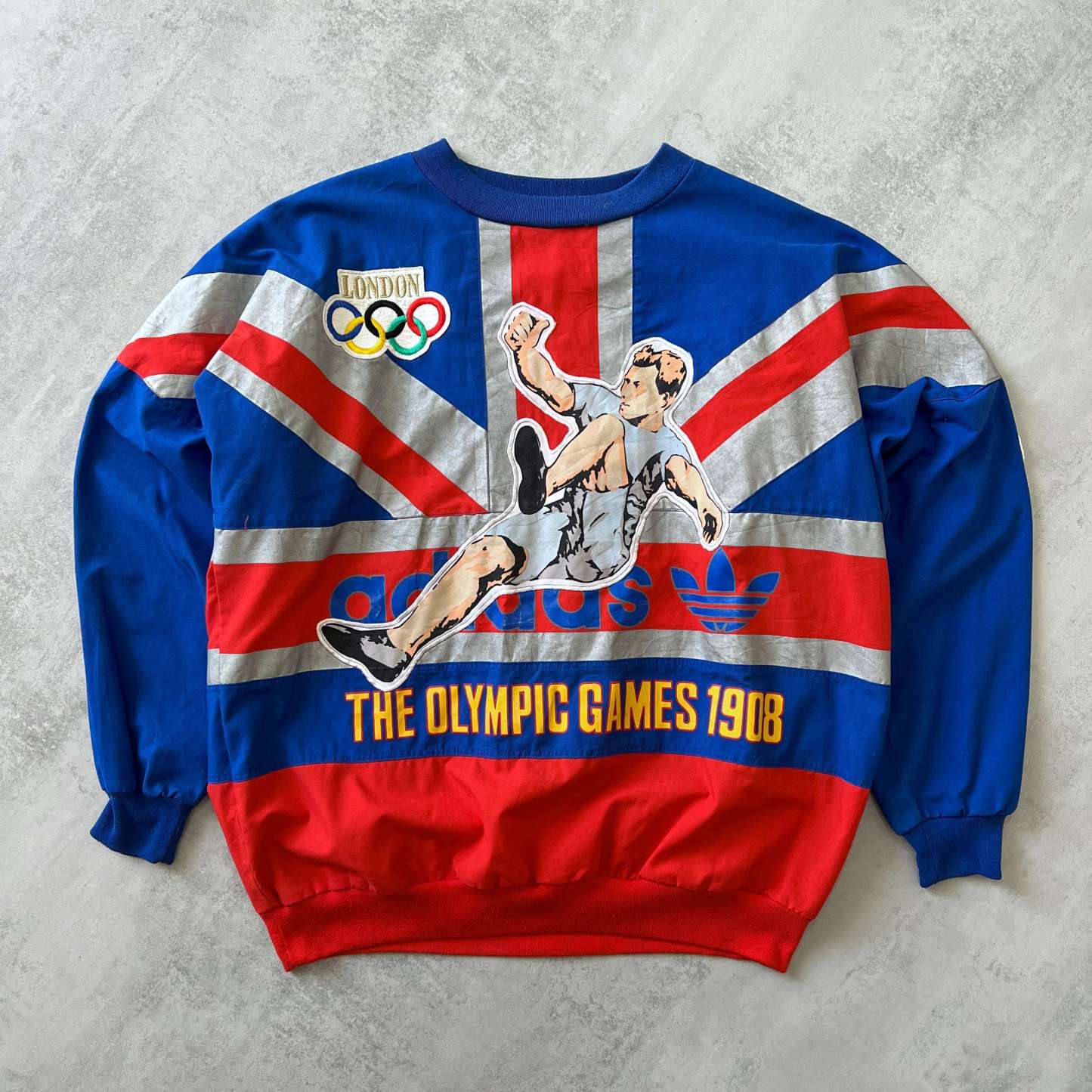 RARE 1990s 1908 London crewneck sweatshirt-OSI