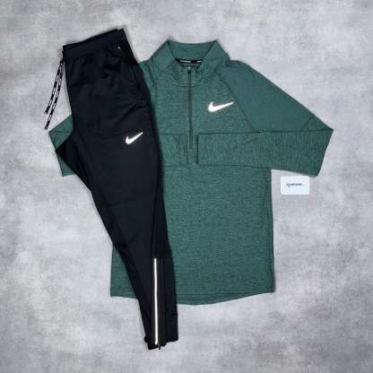 Element 2.0 1/4 Zip Vintage Green & Black Phenom Bottom Set-OSI