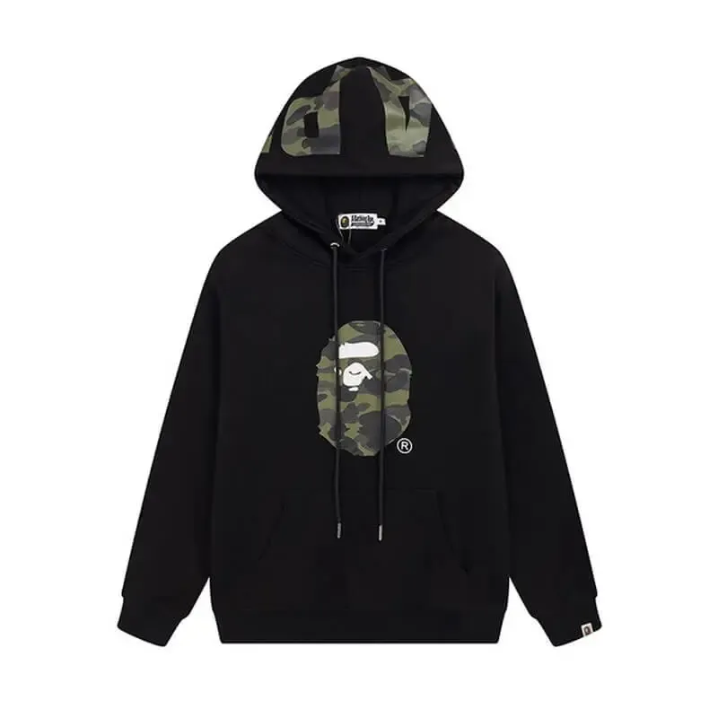  Shark Printed Camouflage Hoodie-OSI