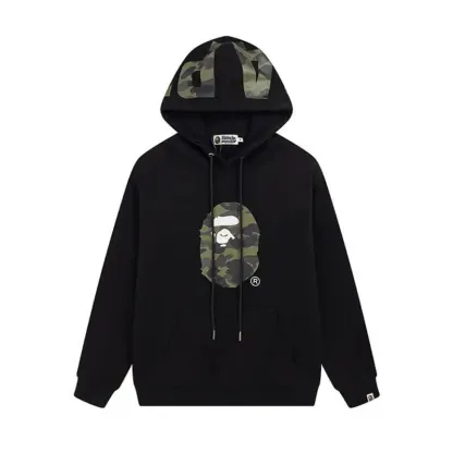  Shark Printed Camouflage Hoodie-OSI