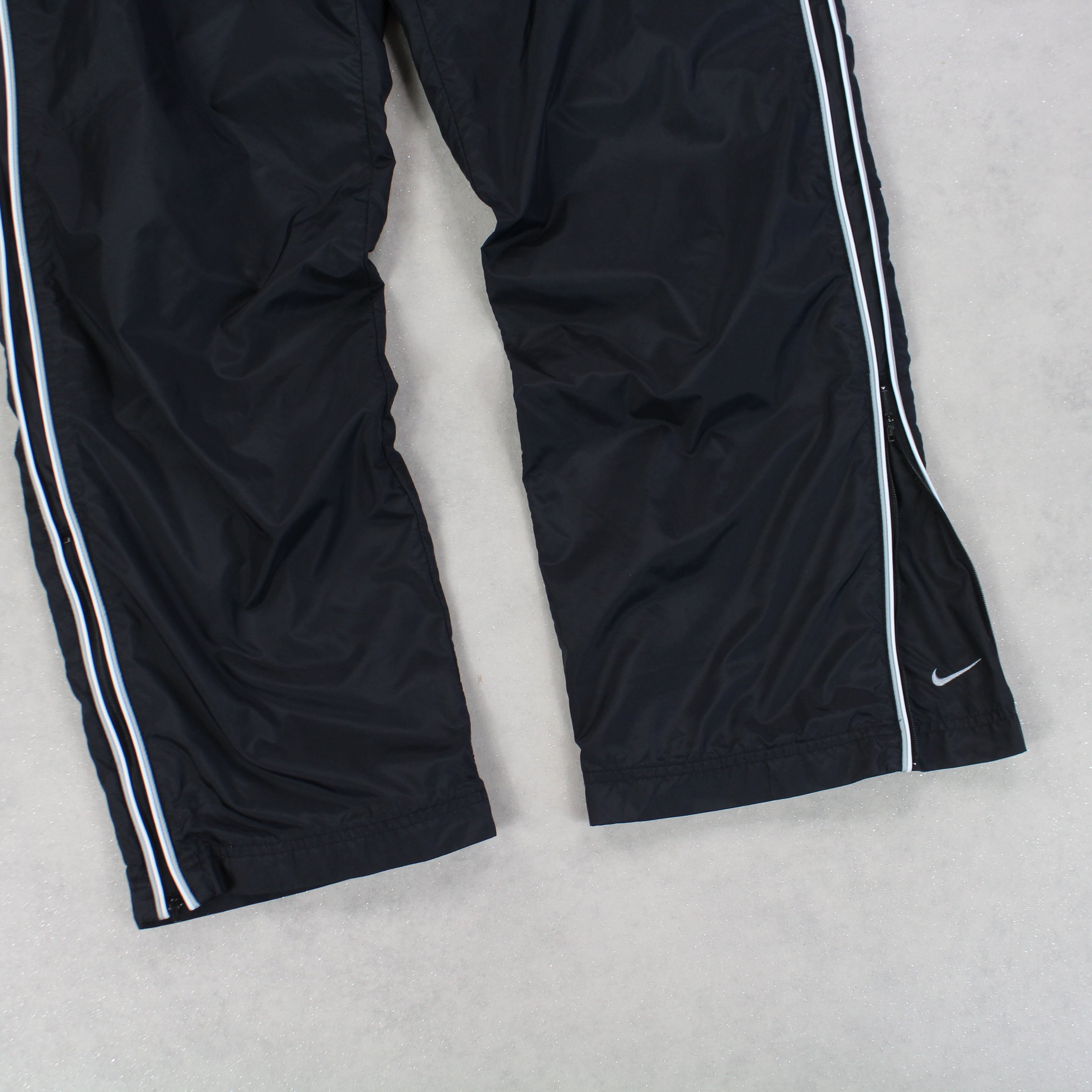 SUPER RARE 2000s Trackpants Black-OSI