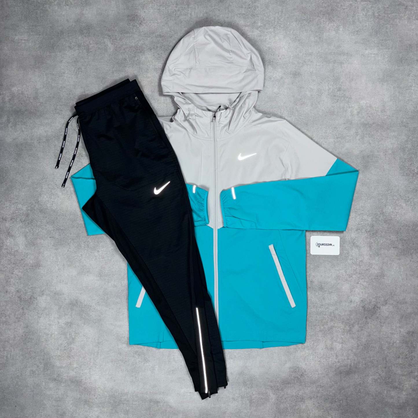 Uv Windrunner Jacket Dusty Cactys & Black Phenom Pants Set-OSI