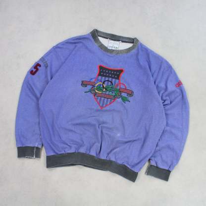 SUPER RARE 1 Of 1 1980s Sweatshirt Purple-OSI