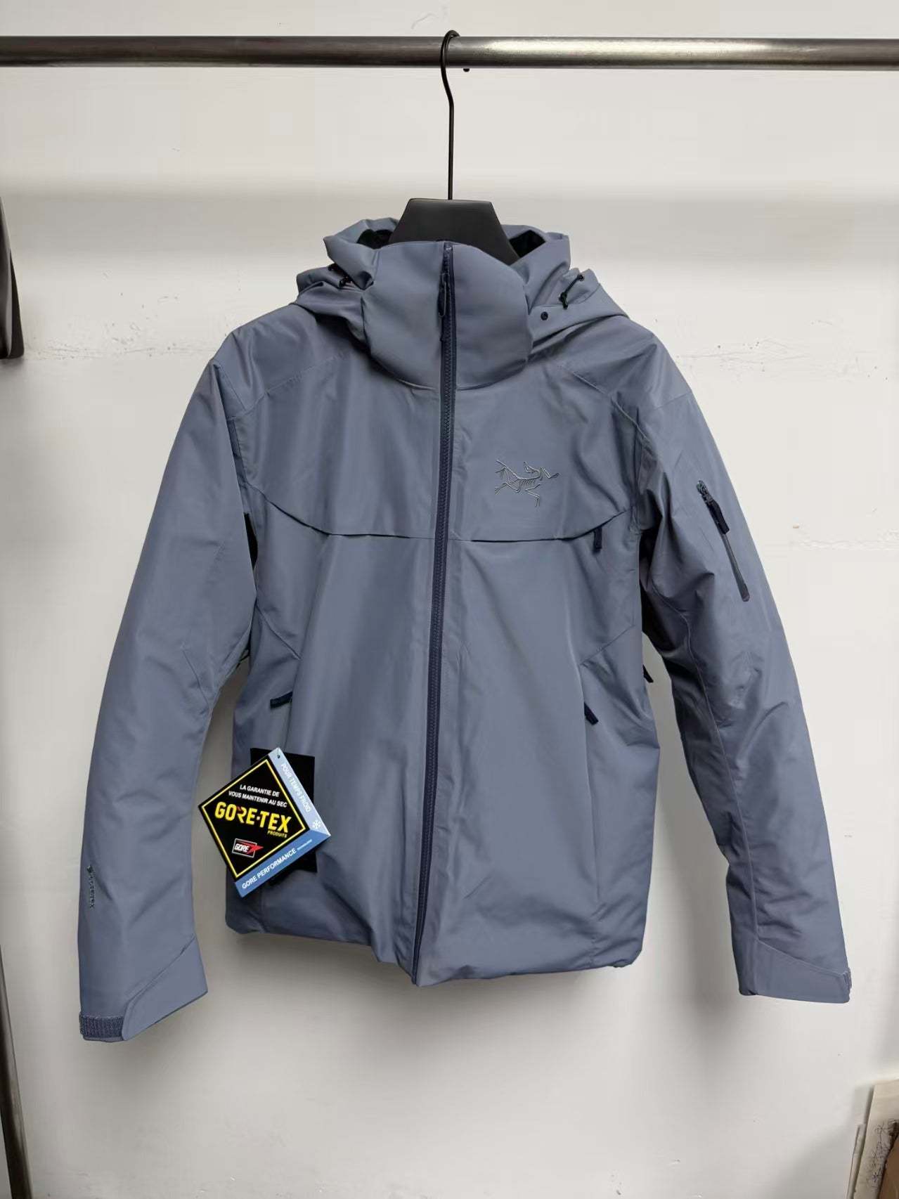  men's macai insulated jacket blue ski and snowboard jacket-OSI