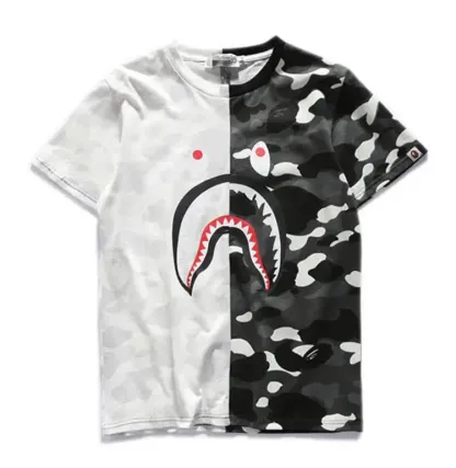  Camo Ape Shark T Shirt-OSI