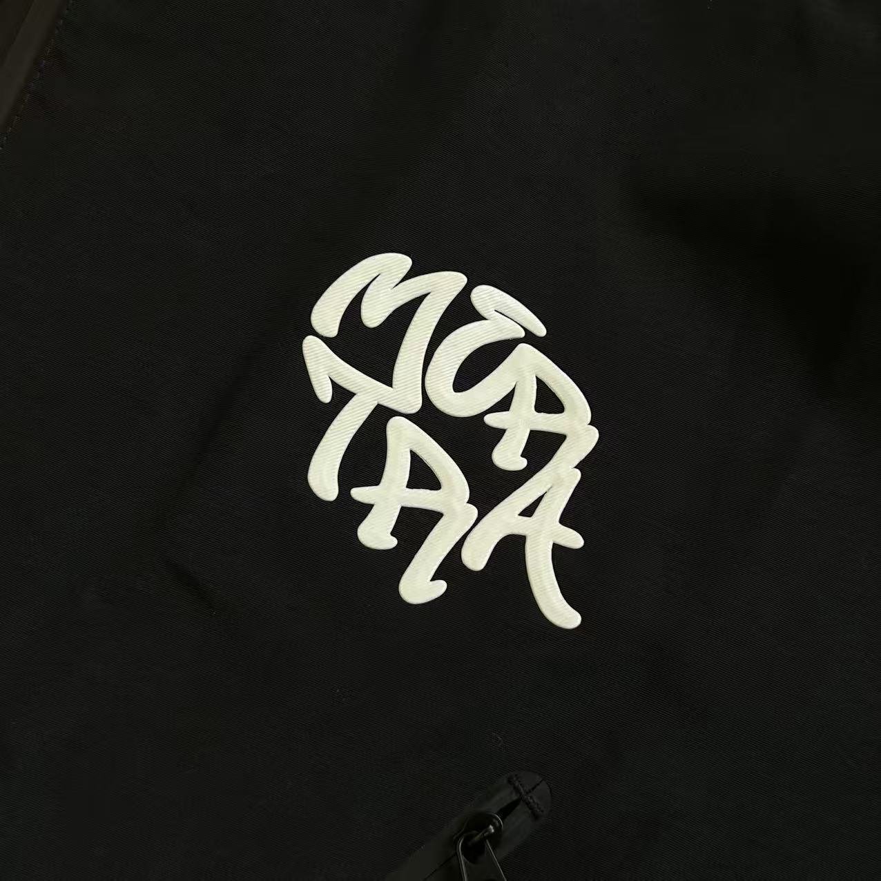 Mertra Monogram Shell Jacket Black