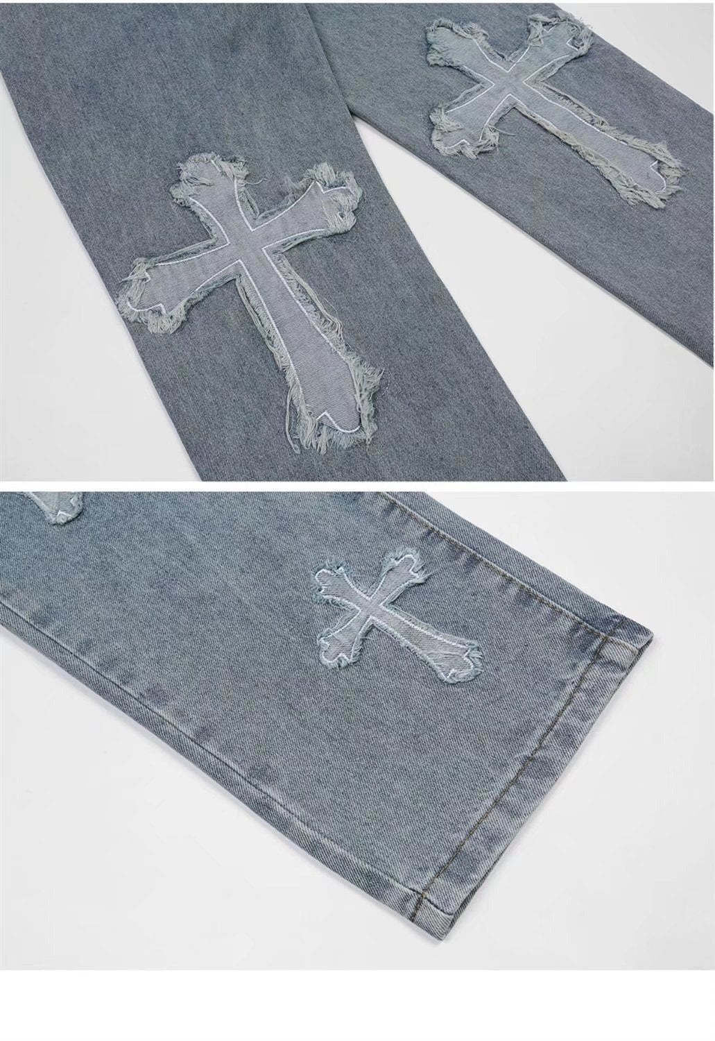 Cross Baggy Jeans-OSI