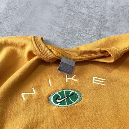 RARE 2000s heavyweight embroidered sweatshirt-OSI