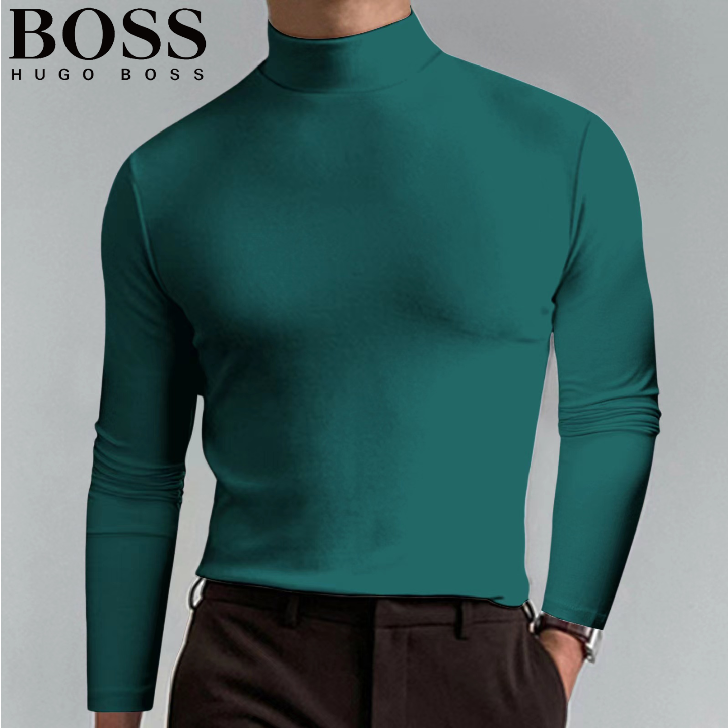 Men's Casual Round Neck Thermal Top-OSI